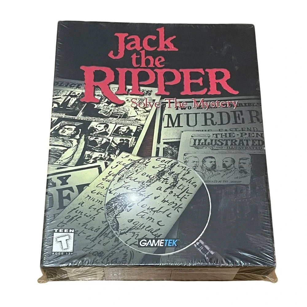 Jack the Ripper Solve The Mystery PC CD-ROM GameTek 1995 Big Box Vintage Sealed